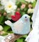 Ceramic Wedding Dove Bell, Wedding Decor, Romantic Decor, Gift for Her